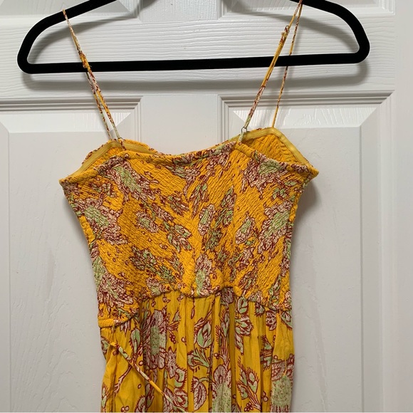 NWT Free People Little Of Your Love Jumpsuit in Marigold Combo - Picture 15 of 16